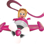 Driving plane With Shopkins