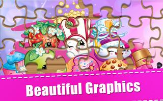 Puzzle Shopkins Kids Toys Poster