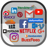 All Social Networks In One App 2018 icône