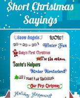 Short Christmas Sayings Affiche