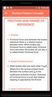 Shortcut Physics Concepts স্ক্রিনশট 3
