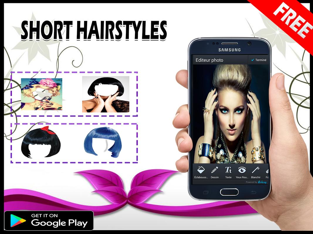 short hairstyles- makeup hair apk download - free photography app