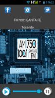 پوستر FM 100.1 SANTA FE