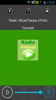 پوستر Rádio Virtual Pampa 27mhz - Vila Nova do Sul - RS