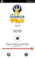Rádio Atlântica FM 99,5 پوسٹر