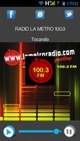 RADIO LA METRO 100.3 syot layar 1