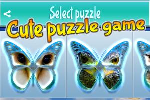 Guess Butterfly Puzzle Affiche