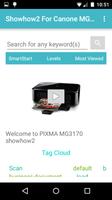 Showhow2 for Canon PixmaMG3170 poster