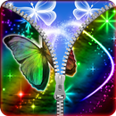 Shiny Butterfly Zipper Lock APK