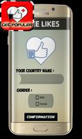 Likes for Facebook Prank ภาพหน้าจอ 1