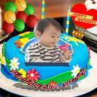 Birthday Cake With Name And Photo biểu tượng