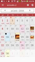 Tamil Calendar 2019 Panchangam : Daily Rashipalan Affiche