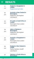 Cricket Live Score 2017 Ekran Görüntüsü 2