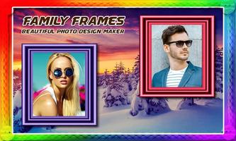 Family Dual Photo Frames - Family Editor 截图 1