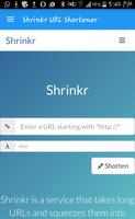 Shrinker URL Shortener โปสเตอร์