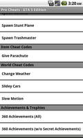 Unofficial ProCheats for GTA 5 captura de pantalla 1