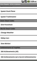 Unofficial ProCheats for GTA 5 截图 1