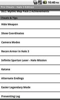 Pro Cheats - Halo 3 Edition capture d'écran 1