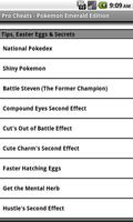 Pro Cheats Pokemon Emerald Edn screenshot 2