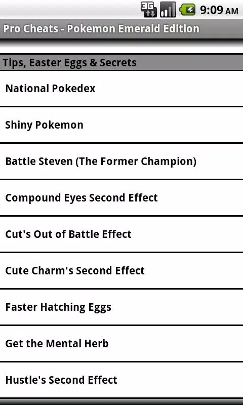 Download Cheats for Pokemon Emerald android on PC