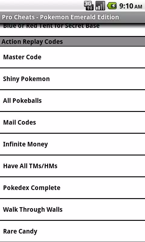 Pro Cheats Pokemon Emerald Edn 1.1 Free Download