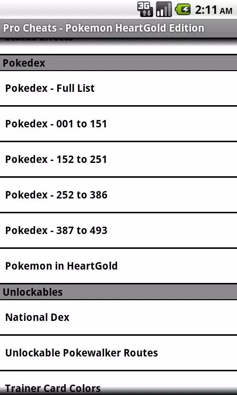 Pokemon Heart Gold/Soul Silver Cheat Codes 