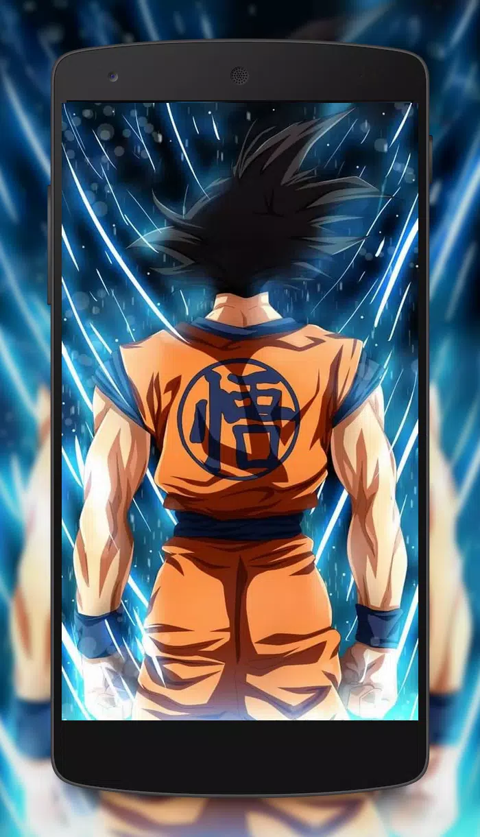 Live wallpaper Dragon Ball Super Gogeta / interface personalization