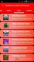 Shubh Aarambh Event Planner syot layar 1