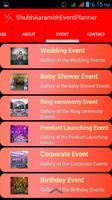 Shubh Aarambh Event Planner capture d'écran 1