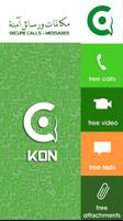 KON - Secure Calls & Messages الملصق