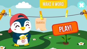 Make words spelling bee game Affiche