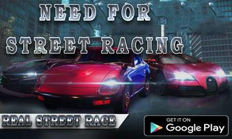 mad for speed need 4 real street racing drag race Affiche