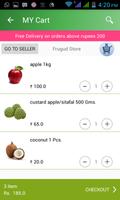 Frugud - Online Grocery Basket Plakat