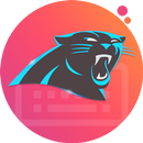 Panther Keyboard-Lucu Emoji & Tema, Stiker APK