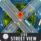 Buscador de rutas gps: live street view 2018 icono