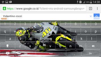 Valentino Rossi Keyboar Theme Screenshot 3