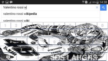Valentino Rossi Keyboar Theme Screenshot 2