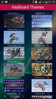 Motor Cross Keyboard Theme پوسٹر