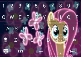 Little Pony Neon Keyboard capture d'écran 2