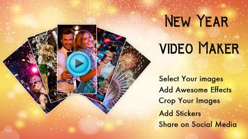 2018 New Year Video Maker HD ポスター