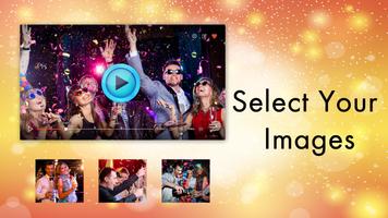 2018 New Year Video Maker HD syot layar 1