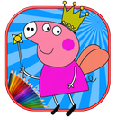 How To color Peppa Pig kids game APK