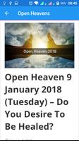 Open Heaven Daily Devotional 2018 Plakat