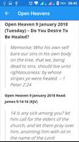Open Heaven Daily Devotional 2018 Screenshot 1