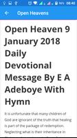 Open Heaven Daily Devotional 2018 capture d'écran 3