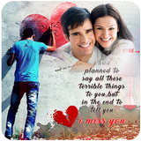 Miss You Photo Frames Zeichen