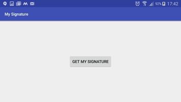 برنامه‌نما MySignature عکس از صفحه