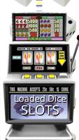 3D Loaded Dice Slots - Free Affiche