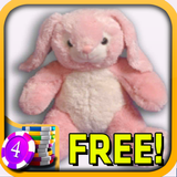 3D Pink Bunny Slots - Free icône
