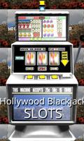 3D Hollywood Blackjack Slots الملصق